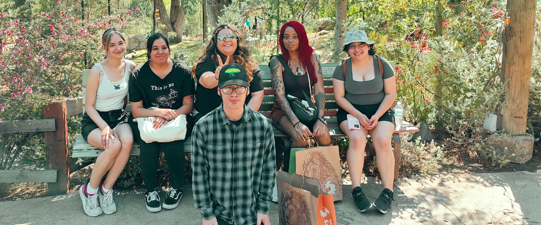 Students at the San Diego Safari Park